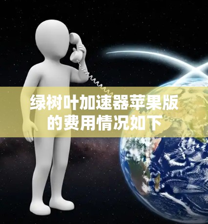 绿树叶加速器苹果版的费用情况如下