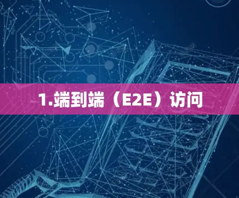 1.端到端（E2E）访问