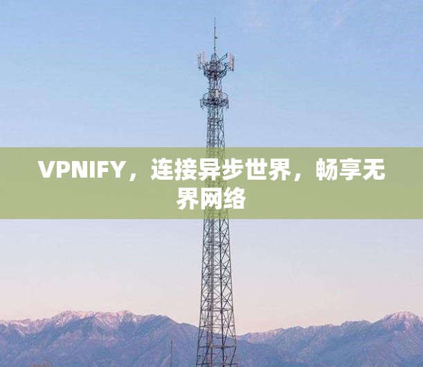 VPNIFY,连接异步世界,畅享无界网络 VPNIFY,连接异步世界,畅享无界网络
