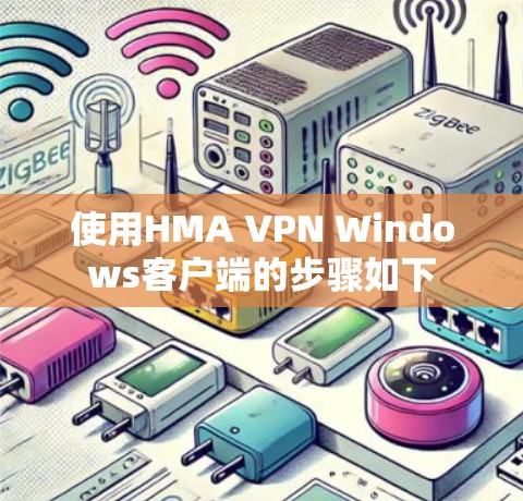 使用HMA VPN Windows客户端的步骤如下