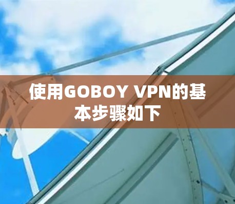 使用GOBOY VPN的基本步骤如下 使用GOBOY VPN的基本步骤如下