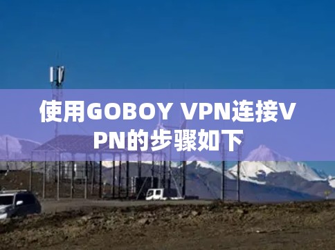 使用GOBOY VPN连接VPN的步骤如下 使用GOBOY VPN连接VPN的步骤如下