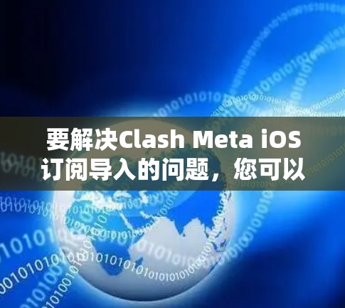 要解决Clash Meta iOS订阅导入的问题，您可以按照以下步骤操作