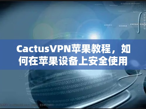 CactusVPN苹果教程,如何在苹果设备上安全使用VPN CactusVPN苹果教程,如何在苹果设备上安全使用VPN