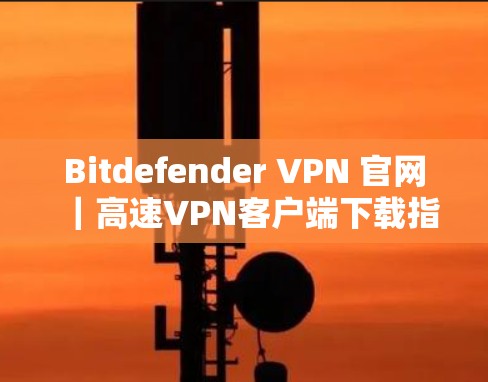 Bitdefender VPN 官网｜高速VPN客户端下载指南