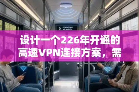 设计一个226年开通的高速VPN连接方案，需要从多个角度综合考虑，确保安全、性能、用户反馈和预算的平衡。以下是一个详细的步骤指南