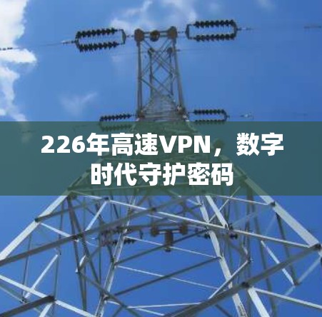 226年高速VPN，数字时代守护密码
